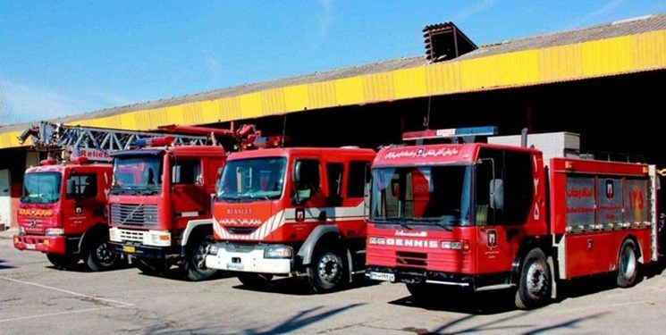 آماده‌باش آتش‌نشانی 5 نقطه شهر زنجان