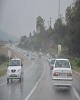 ترافیک در جاده‌های بارانی استان زنجان