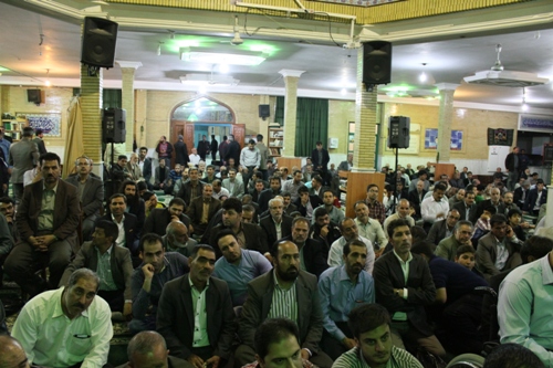 گزاش تصویری از استقبال باشکوه مردم از برادر شهید طهرانی مقدم
