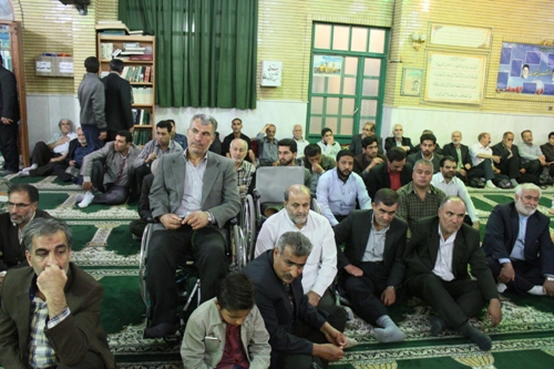 گزاش تصویری از استقبال باشکوه مردم از برادر شهید طهرانی مقدم
