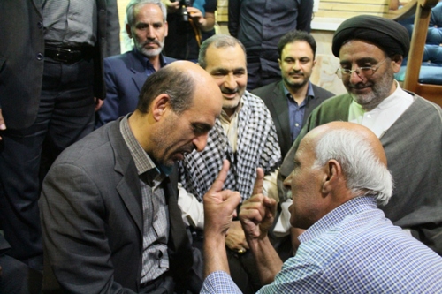 گزاش تصویری از استقبال باشکوه مردم از برادر شهید طهرانی مقدم