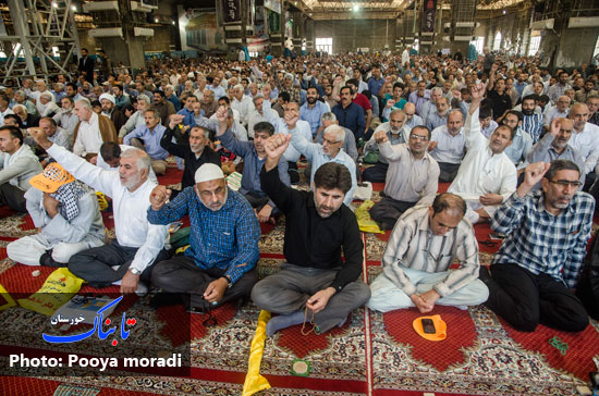 گزارش تصویری/ گرمای 50 درجه ای اهواز هم مانع از خلق حماسه نشد