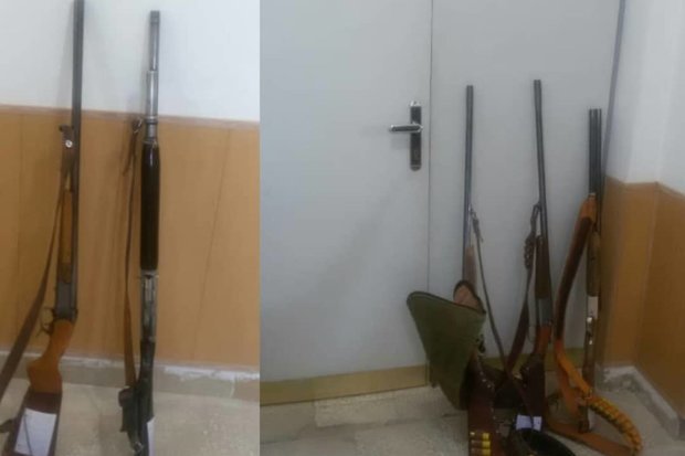 شکارچی غیر مجاز پرندگان در شهرستان آبیک به دام افتادند