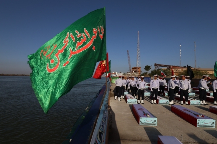 پیکر مطهر ۸۵ شهید دفاع مقدس از مرز آبی اروندرود وارد کشور شد پیکر مطهر ۸۵ شهید دفاع مقدس از مرز آبی اروندرود وارد کشور شد