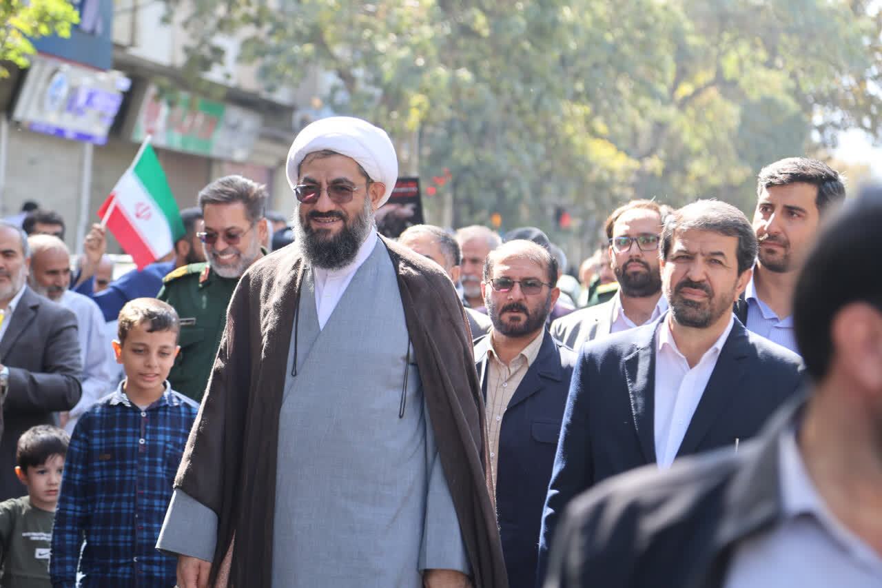 راهپیمایی «بشارت نصر» در حمایت از مردم غزه در همدان برگزار شد + عکس