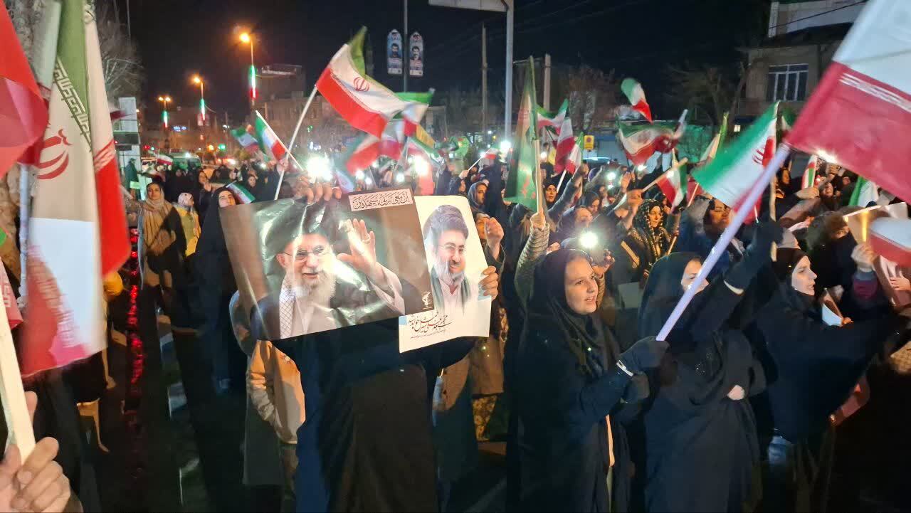 حضور پرخروش کرمانشاهیان در اجتماع مردمی نحن المنتقمون + فیلم