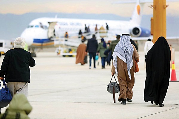 کاهش قیمت بلیت پرواز شیراز به نجف و بغداد؛ سقف نرخ پرواز‌های اربعین ۱۲ میلیون تومان تعیین شد
