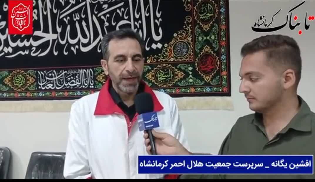 خدمات گسترده هلال‌احمر به زائران اربعین در خسروی و خاک عراق / انتقال ۱۰ زائر مسموم به مراکز درمانی + فیلم