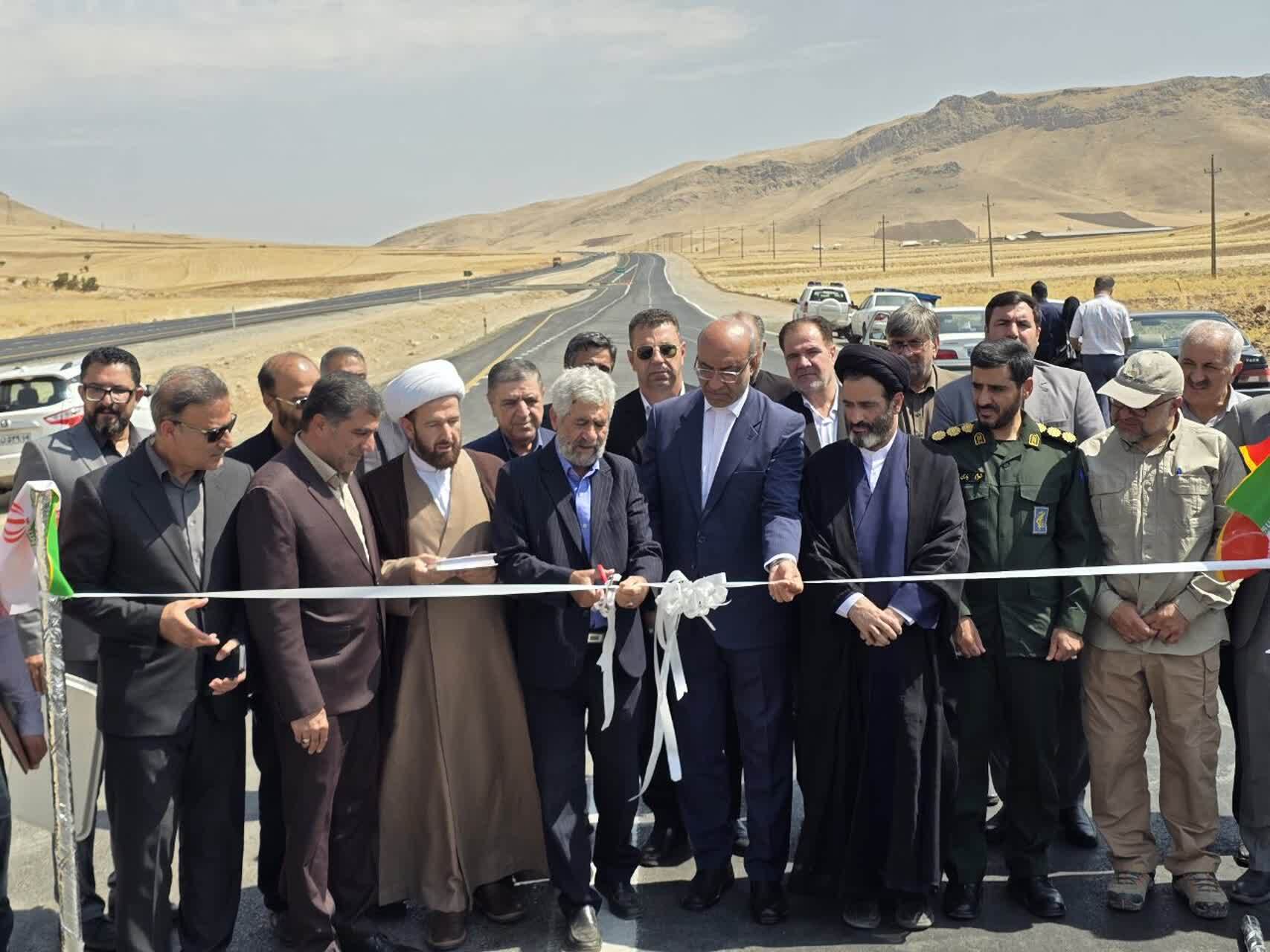 بزرگراه شهید ایزدی در شرق استان کرمانشاه به بهره‌برداری رسید