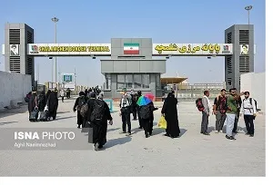 روند رو به رشد ورود گردشگران خارجی از مرز شلمچه