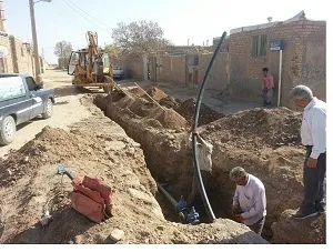 عملیات اجرایی ٢ طرح آب و فاضلاب در شهرستان امیدیه آغاز شد
