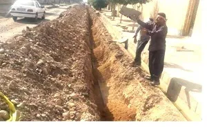 شبکه توزیع آب روستای المهدی دزفول بهسازی شد