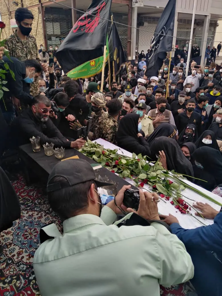 شهرگلبهار؛ میزبان پیکر شهید مهردادمیرشکاری ازشهدای مرزبانی