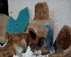 جزییات باستان شناسی گنبدخانه زیارتگاه هفت امامزاده آران و بیدگل
