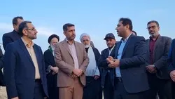 آیین افتتاح پروژه‌های عمرانی کشاورزی در بخش برزک