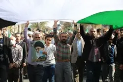 راهپیمایی پرشور مردم ارومیه در حمایت از ملت مظلوم فلسطین