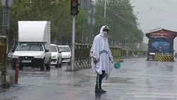 آغاز بارش ها در اصفهان