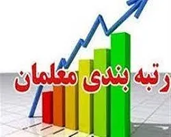 اعمال قانون رتبه بندی معلمان از شهریور
