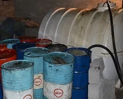 40 هزار لیتر سوخت قاچاق در یک انبار متروکه