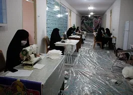 تولید ۱۵۰۰ عدد دستکش و ماسک توسط طلاب سنقروکلیایی