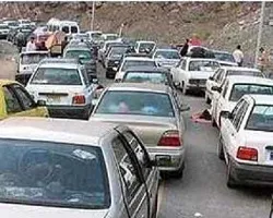 ترافیک پرحجم در محورهای مواصلاتی استان