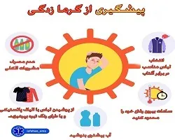 توصیه‌های اورژانس پیش بیمارستانی برای پیشگیری از گرمازدگی