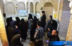 خبرنگاران از مسیر گردشگری آب در یزد بازدید کردند