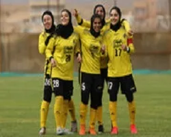 تیم فوتبال بانوان سپاهان بر شهرداری بم غلبه کرد