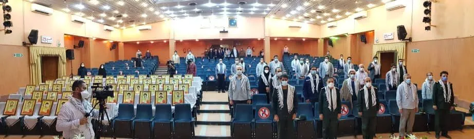 مراسم گرامیداشت هفته بسیج کارگری در شرکت فولاد خوزستان برگزار شد