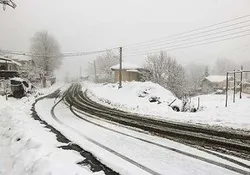 موج دوم بارش برف در راه آذربایجان غربی