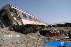 بازدید میدانی اعضای کمیسیون عمران مجلس از محل حادثه قطار مشهد - یزد